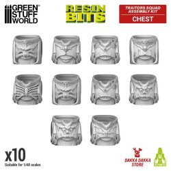 画像3: グリーンスタッフワールド[GSWD-12404]DakkaDakka - TRAITORS SQUAD - Chaos Torsos 1:48