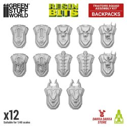 画像3: グリーンスタッフワールド[GSWD-12405]DakkaDakka - TRAITORS SQUAD - Chaos Backpacks 1:48