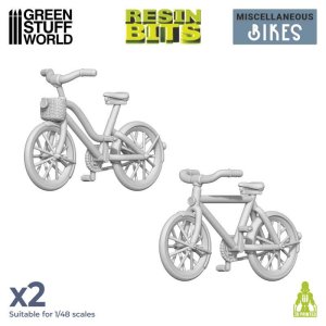 画像1: グリーンスタッフワールド[GSWD-12420]3Dプリントセット - 自転車 (1)