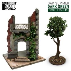 画像4: グリーンスタッフワールド[GSWD-4630]ツタの植生シート ダークグリーン(夏のオークの葉) 大