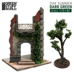 画像4: グリーンスタッフワールド[GSWD-4631]ツタの植生シート ダークグリーン(夏のオークの葉) 小
