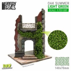 画像1: グリーンスタッフワールド[GSWD-4633]ツタの植生シート　ライトグリーンオーク(夏のオークの葉)  小