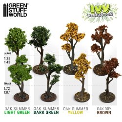 画像4: グリーンスタッフワールド[GSWD-4633]ツタの植生シート　ライトグリーンオーク(夏のオークの葉)  小