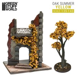 画像5: グリーンスタッフワールド[GSWD-4634]ツタの植生シート イエロー(夏のオークの葉) 大