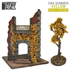 画像4: グリーンスタッフワールド[GSWD-4635]ツタの植生シート イエロー(夏のオークの葉) 小