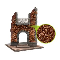 画像5: グリーンスタッフワールド[GSWD-4637]ツタの植生シート ブラウン(枯れたオークの葉) 小