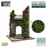 グリーンスタッフワールド[GSWD-4638]ツタの植生シート ダークグリーン(夏のカエデの葉) 大
