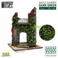 グリーンスタッフワールド[GSWD-4638]ツタの植生シート ダークグリーン(夏のカエデの葉) 大