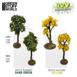 画像3: グリーンスタッフワールド[GSWD-4638]ツタの植生シート ダークグリーン(夏のカエデの葉) 大