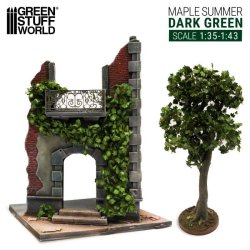 画像4: グリーンスタッフワールド[GSWD-4638]ツタの植生シート ダークグリーン(夏のカエデの葉) 大