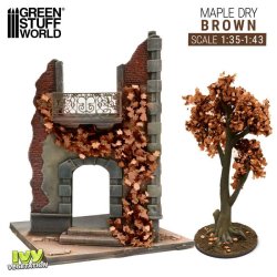 画像3: グリーンスタッフワールド[GSWD-4644]ツタの植生シートブラウン(枯れたカエデの葉) 大