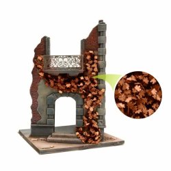 画像5: グリーンスタッフワールド[GSWD-4644]ツタの植生シートブラウン(枯れたカエデの葉) 大