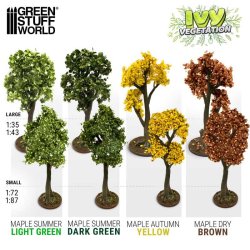 画像4: グリーンスタッフワールド[GSWD-4645]ツタの植生シートブラウン(枯れたカエデの葉) 小