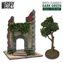 画像4: グリーンスタッフワールド[GSWD-4647]ツタの植生シート ダークグリーン(夏のカバの葉) 小