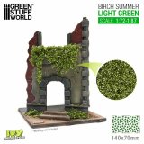 グリーンスタッフワールド[GSWD-4649]ツタの植生シート ライトグリーン(夏のカバの葉) 小