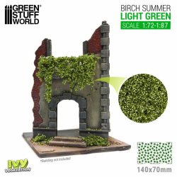 画像1: グリーンスタッフワールド[GSWD-4649]ツタの植生シート ライトグリーン(夏のカバの葉) 小