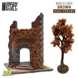 グリーンスタッフワールド[GSWD-4653]ツタの植生シート ブラウン(枯れたカバの葉) 小