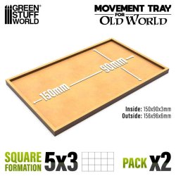 画像2: グリーンスタッフワールド[GSWD-12570]MDFムーブメントトレイ150x90mm
