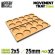 画像1: グリーンスタッフワールド[GSWD-12576]MDF ムーブメント トレイ 25mm 5x2 - スカーミッシュ ライン (1)