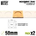 グリーンスタッフワールド[GSWD-12583]MDF ムーブメントトレイ ASOIAF - 50mm