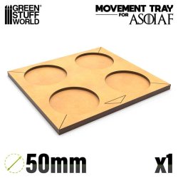 画像2: グリーンスタッフワールド[GSWD-12584]MDF ムーブメントトレイ ASOIAF - 50mm 4x1