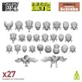 グリーンスタッフワールド[GSWD-12665]3Dプリントセット - エジプトのスカラべ