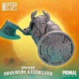 グリーンスタッフワールド[GSWD-12678]PRIMAL Collectibles - Dwarf Brourum Axedelver