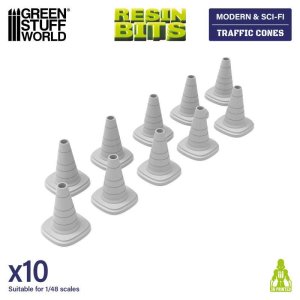 画像1: グリーンスタッフワールド[GSWD-12681]Traffic Cones 1:48 (1)