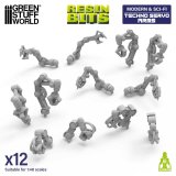 グリーンスタッフワールド[GSWD-13627］1/48　テクノメカニカルアームセット