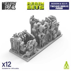 画像2: グリーンスタッフワールド[GSWD-13627］1/48　テクノメカニカルアームセット