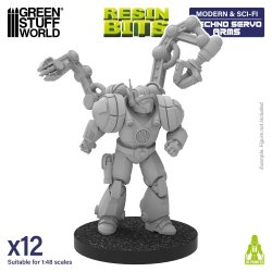 画像4: グリーンスタッフワールド[GSWD-13627］1/48　テクノメカニカルアームセット