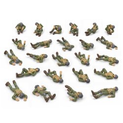画像4: グリーンスタッフワールド[GSWD-12698］1/144　負傷兵フィギュアセット