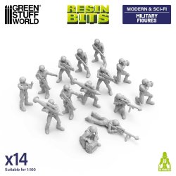 画像1: グリーンスタッフワールド[GSWD-12700］1/100　ミリタリーフィギュアセット