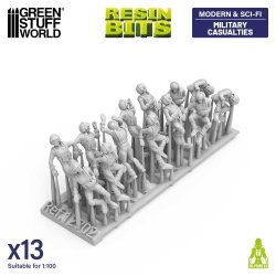画像3: グリーンスタッフワールド[GSWD-12702］1/100　負傷兵フィギュアセット
