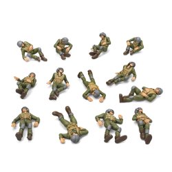 画像4: グリーンスタッフワールド[GSWD-12702］1/100　負傷兵フィギュアセット