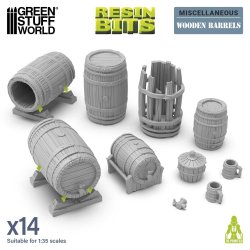 画像1: グリーンスタッフワールド[GSWD-12710］1/35　3Dレジン　ウッドバレル