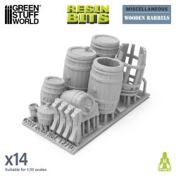 画像2: グリーンスタッフワールド[GSWD-12710］1/35　3Dレジン　ウッドバレル
