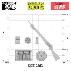 画像3: グリーンスタッフワールド[GSWD-12712］1/35　WWII 米軍 武器・弾薬セット