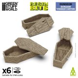 グリーンスタッフワールド[GSWD-12721]Dungeon Wooden Coffins 1:48