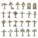 画像4: グリーンスタッフワールド[GSWD-12722]Trench Wooden Crosses 1:48-1:35 (4)