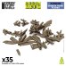 画像1: グリーンスタッフワールド[GSWD-12724]Broken Wood Planks 1:48-1:35 (1)