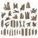 画像4: グリーンスタッフワールド[GSWD-12724]Broken Wood Planks 1:48-1:35 (4)