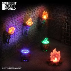 画像3: グリーンスタッフワールド[GSWD-12727]3mm LED用 魔法の大釜1:48-1：35