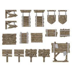 画像4: グリーンスタッフワールド[GSWD-12729]Wood Signs 1:48-1:35