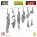 画像1: グリーンスタッフワールド[GSWD-12733]Hanging Skeletons 1:48 (1)