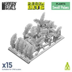 画像2: グリーンスタッフワールド[GSWD-12761]3Dプリントセット - 小さなヤシの木 1:48-1:35