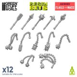 グリーンスタッフワールド[GSWD-12793]3Dプリントセット - フレイルとメイス