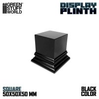 グリーンスタッフワールド[GSWD-4953]正四角柱展示台座 5x5 cm ブラック
