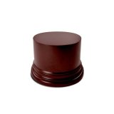 グリーンスタッフワールド[GSWD-4958]Round Block Plinth 6.5 cm - Hazelnut Brown