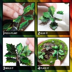 画像2: グリーンスタッフワールド[GSWD-12839]ジオラマ素材ペーパープランツ Plants - 葦（アシ）